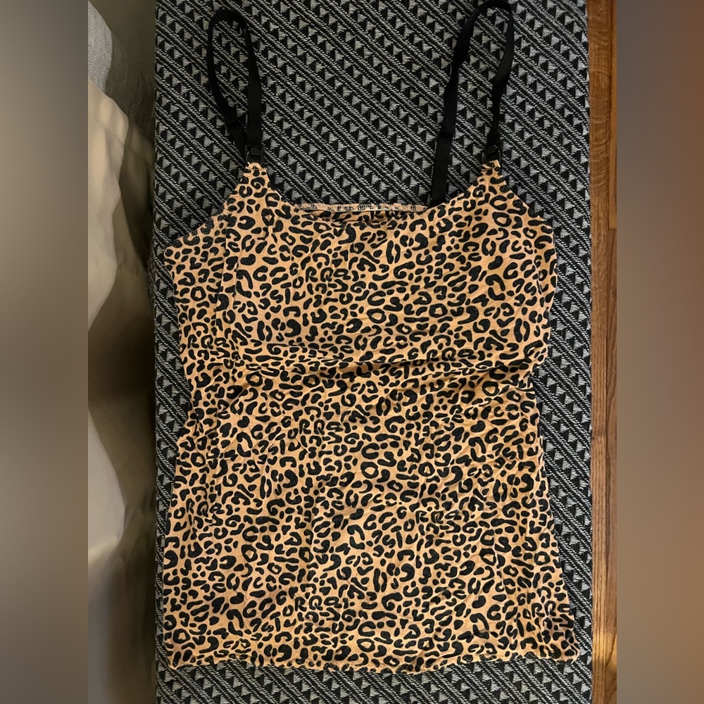 Storq Maternity Daily Tank Top Leopard Cheetah Postpartum